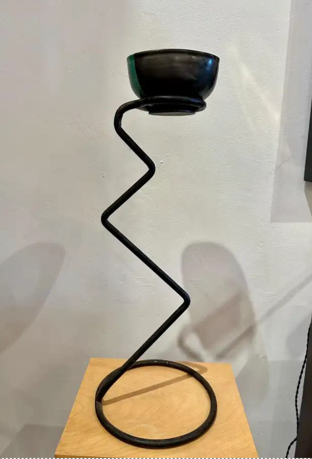 Ceramic Standing Ashtray - Emerald