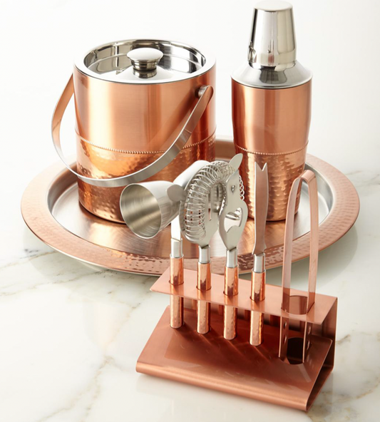 Copper Barware Set